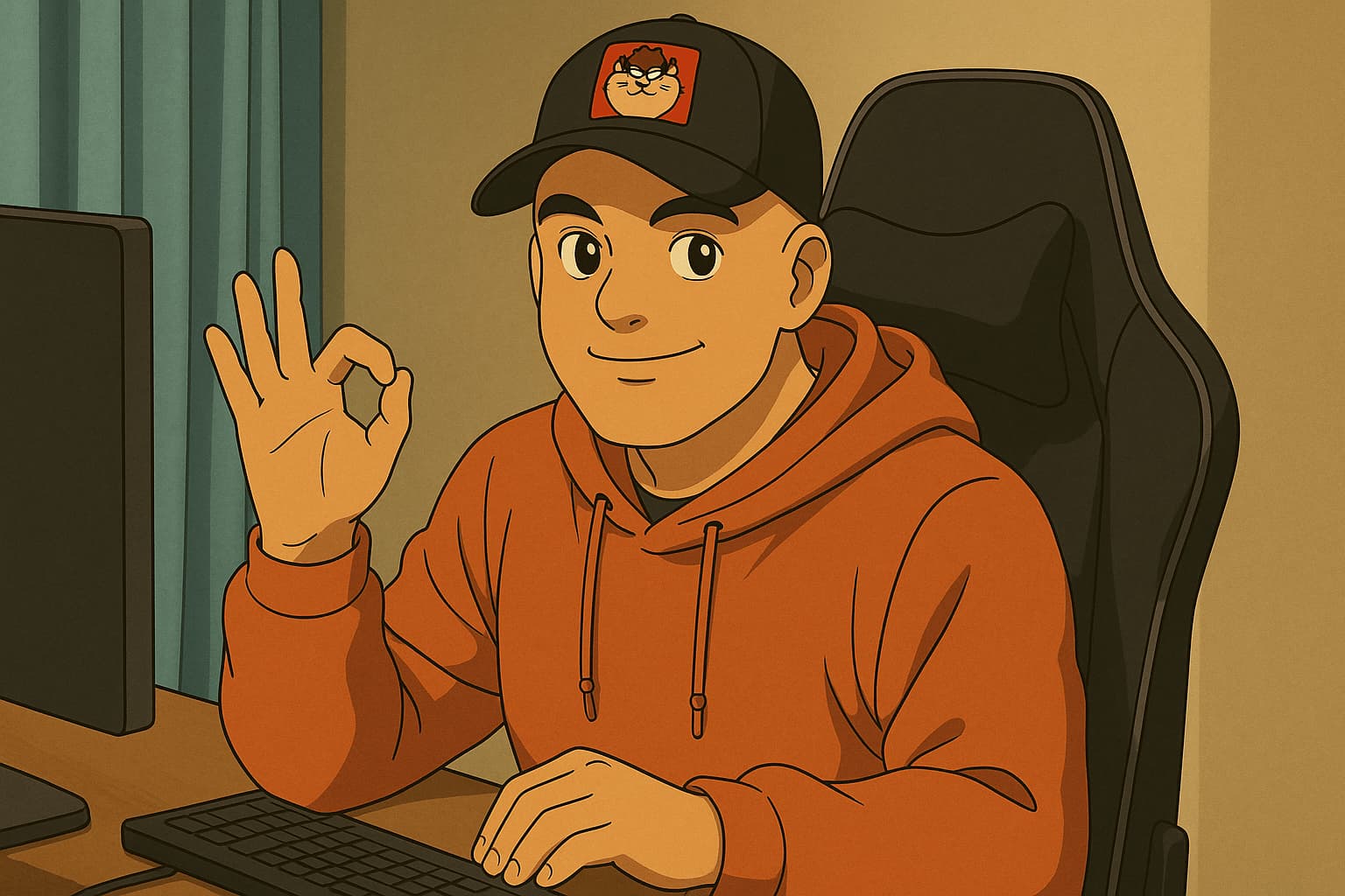 Desarrollador saludando 